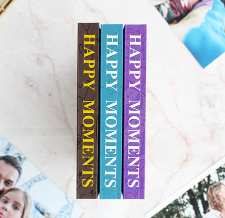 Tear N Share Book spine title happy moments